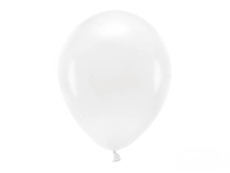 BALONY ECO 30 cm PASTEL BIAŁY 10 szt