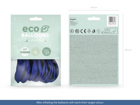 BALONY ECO 30CM GRANAT 10 SZT.