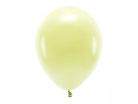 BALONY ECO 30cm PASTEL JASNY ŻÓŁTY 10szt