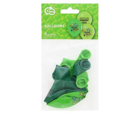 BALONY GAME ON PIKSELE 30 CM 5 SZT