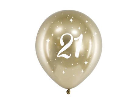 BALONY GLOSSY ZŁOTE 30 CM