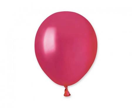 BALONY LATEKSOWE 13 CM CZERWONE METALIZOWANE 100 SZT