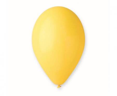 BALONY LATEKSOWE 20 CM ŻÓŁTY 100 SZT.