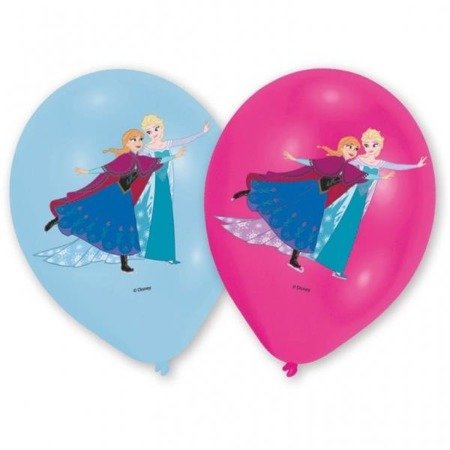 BALONY LATEKSOWE 27,5cm, ANNA I ELSA  6szt.