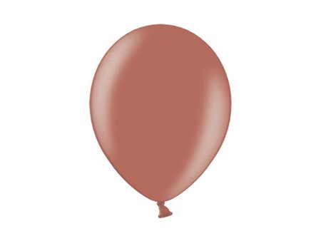 BALONY LATEKSOWE 27 CM METALIK MIEDZIANE 100 SZT