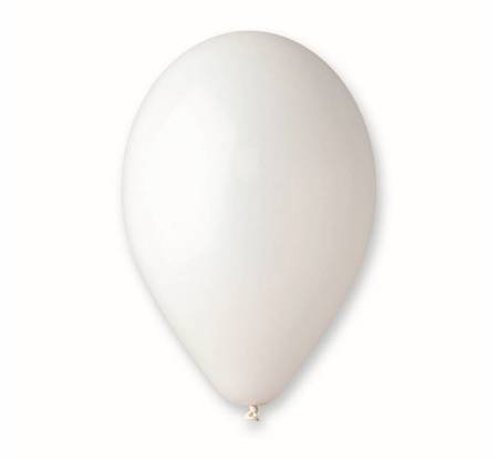 BALONY LATEKSOWE BIAŁE 25 CM 10 SZT 