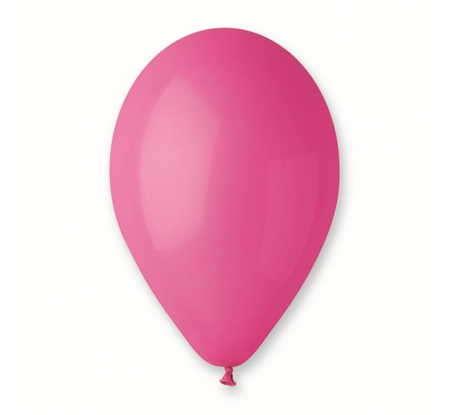 BALONY LATEKSOWE CIEMNORÓŻOWE 25 CM 10 SZT