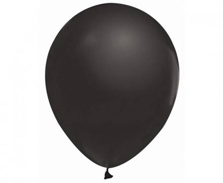 BALONY LATEKSOWE CZARNE 10 SZT 30 CM