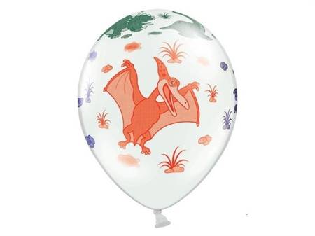 BALONY LATEKSOWE DINOZAURY 30 CM 50 SZT