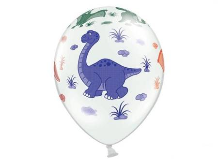 BALONY LATEKSOWE DINOZAURY 30 CM 50 SZT