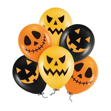 BALONY LATEKSOWE HALLOWEEN 30 CM 6 SZT.