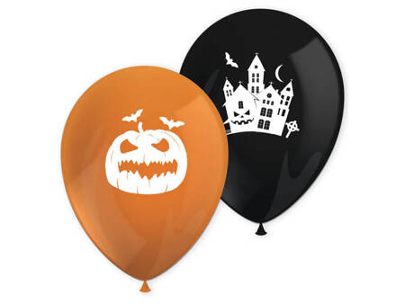 BALONY LATEKSOWE HALLOWEEN 8 SZT 