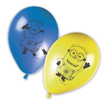 BALONY LATEKSOWE MINIONKI 8 SZT.