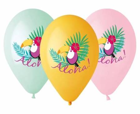 BALONY LATEKSOWE PREMIUM TUKAN ALOHA 33 CM