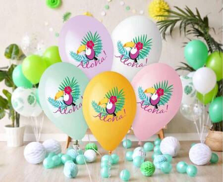 BALONY LATEKSOWE PREMIUM TUKAN ALOHA 33 CM