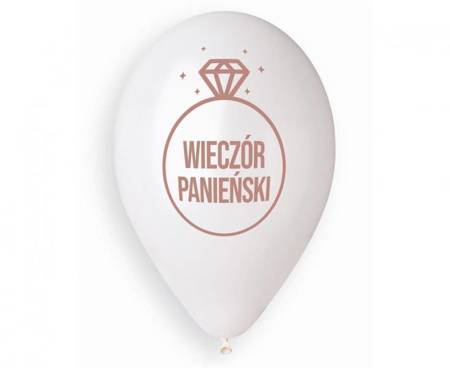 BALONY LATEKSOWE WIECZÓR PANIEŃSKI 5 SZT 32 CM