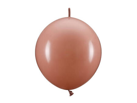 BALONY LATEKSOWE Z ŁĄCZNIKIEM 33 CM BRUDNY RÓŻ 20 szt.