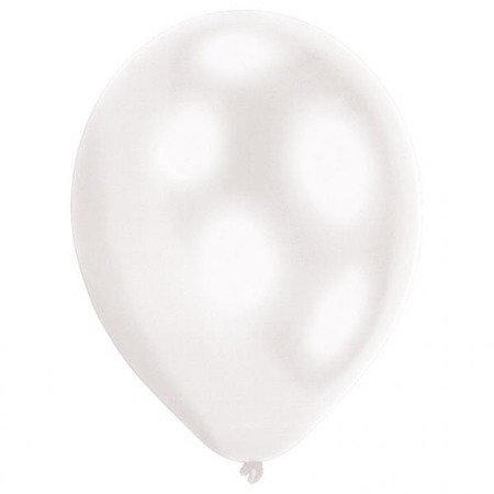 BALONY LED BIAŁE 27,5CM, 5szt