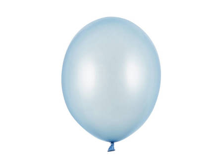 BALONY METALICZNE BABY BLUE 10SZT