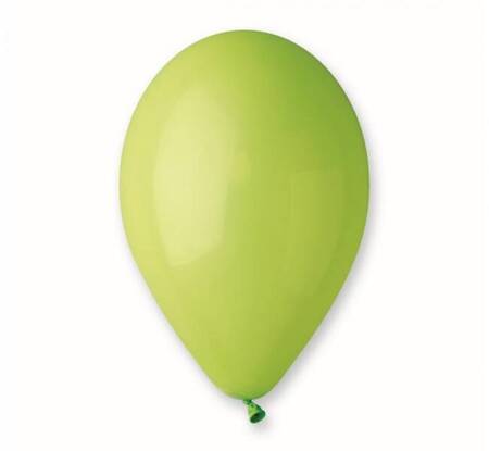 BALONY PASTELOWE PISTACJOWE 25 CM 100 SZT.