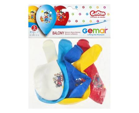 BALONY PIRAT PIRACI 30 CM 5 SZT