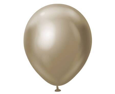 BALONY PLATYNOWE SZAMPAŃSKIE 30 CM 7 SZT.