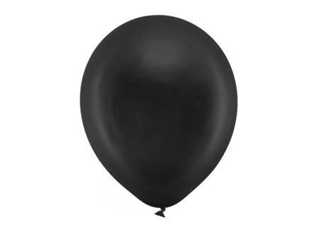 BALONY RAINBOW 30 CM CZARNE 100 SZT