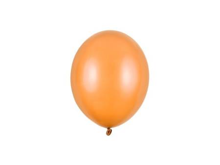 BALONY STRONG 12 CM MANDARYNKOWE METALIZOWANE 100 SZT