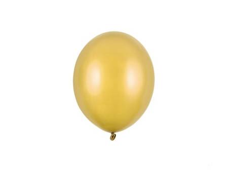 BALONY STRONG 12 CM METALIZOWANE ZŁOTE 100 SZT