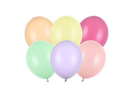 BALONY STRONG 12 CM PASTELOWE MIX KOLORÓW 100 SZT