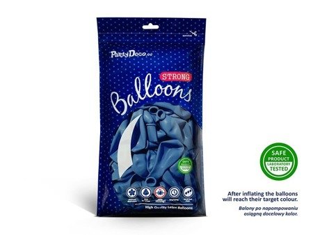 BALONY STRONG 23 CM PASTELOWE NIEBIESKIE 100 SZT