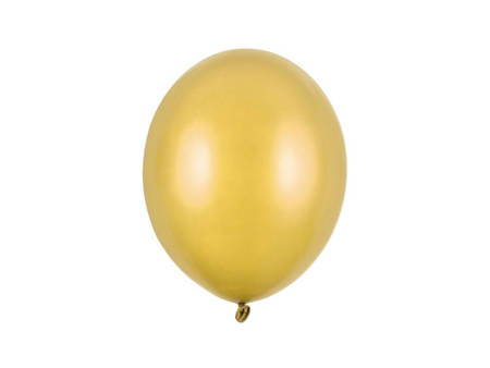 BALONY STRONG 27 CM METALIK ZŁOTY 50 SZT