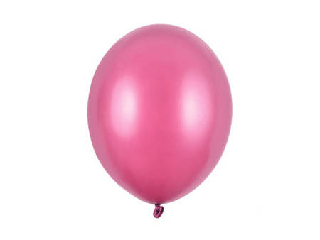 BALONY STRONG 30 CM METALIK INTENSYWNY RÓŻ 50 SZT