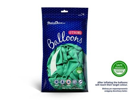 BALONY STRONG 30 CM PASTELOWE MIĘTOWA ZIELEŃ 50 SZT