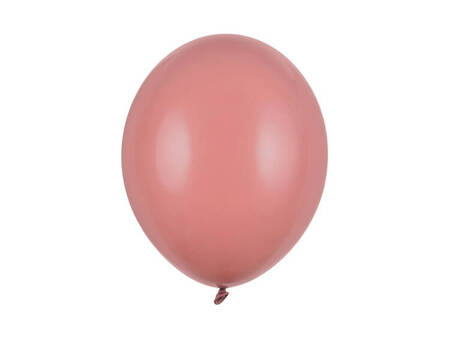 BALONY STRONG 30 CM PASTELOWY PĄSOWY RÓŻ 10 SZT