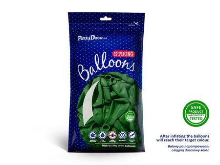 BALONY STRONG EMERALD GREEN 50 szt 30 cm