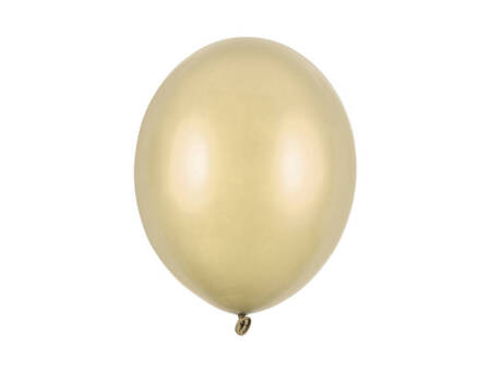 BALONY STRONG METALIZOWANE CHŁODNE ZŁOTO 30 CM 100 SZT.