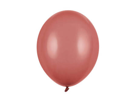 BALONY STRONG PASTELOWE BURGUNDOWE 30 CM 100 SZT.