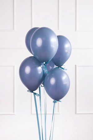 BALONY STRONG PASTELOWE GRANATOWY 30 CM 10 SZT.