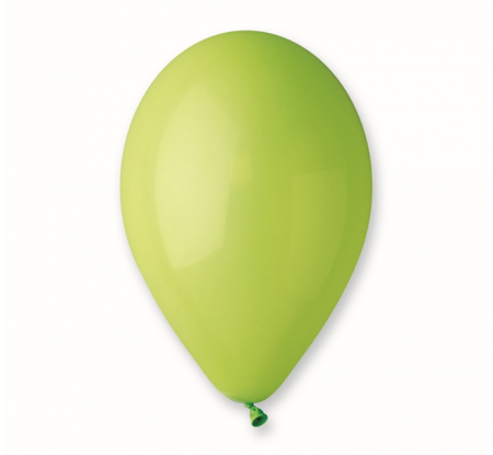 BALONY ZIELONE PISTACJOWE 25 CM 10 SZT