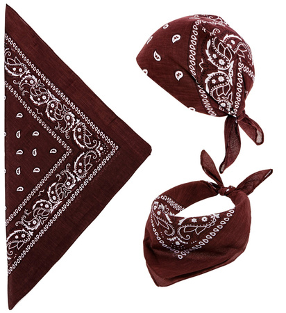 BANDANA BRĄZOWA 