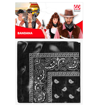 BANDANA CZARNA