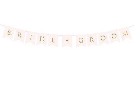 BANER BRIDE GROOM J. RÓŻ