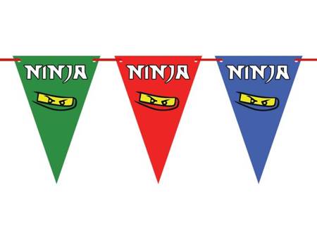 BANER FLAGI NINJA NINJAGO 500 CM