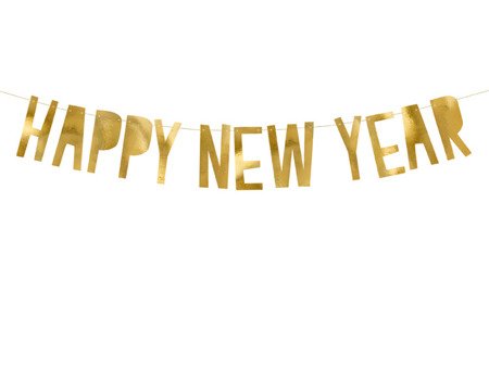 BANER HAPPY NEW YEAR ZŁOTY