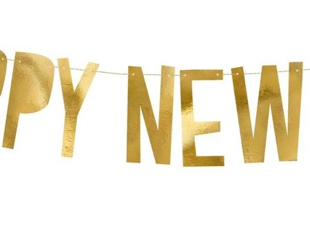 BANER HAPPY NEW YEAR ZŁOTY