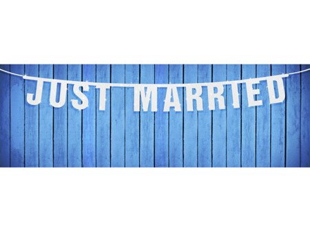 BANER JUST MARRIED SREBRNY