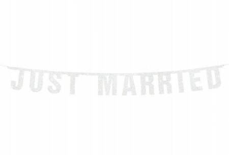 BANER JUST MARRIED SREBRNY