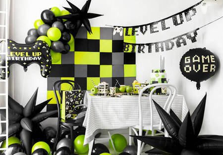 BANER LEVEL UP BIRTHDAY 2,5 M GAME GRACZ