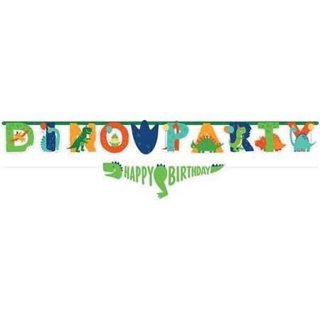 BANER PAPIEROWY DINOZAURY 230 CM